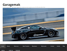 Tablet Screenshot of garagemak.com